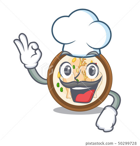 Chef samgyetang isolated with in the mascot Chef samgyetang isolated with in the mascot 50299728