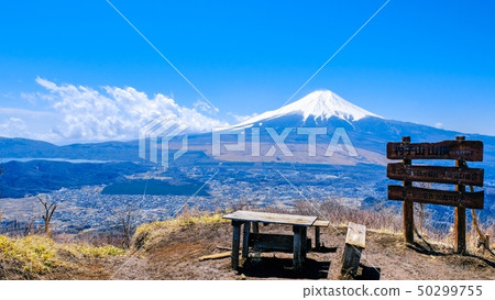 富士山從山上看到 富士山從山上看到 50299755