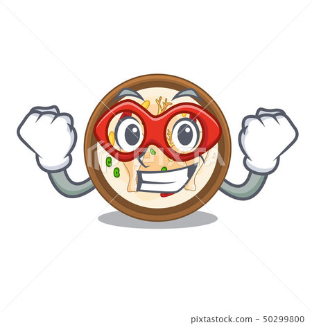 Super hero samgyetang isolated with in the mascot 50299800