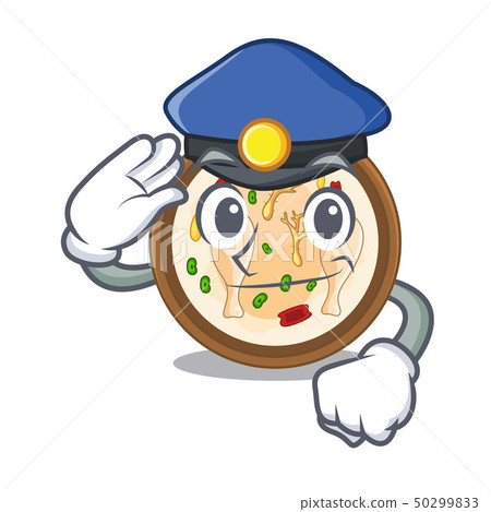 Police Samgyetang served in hot cartoon bowl Police Samgyetang served in hot cartoon bowl 50299833