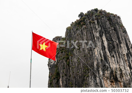 Halong Bay Cruise Vietnam Flag 50303732