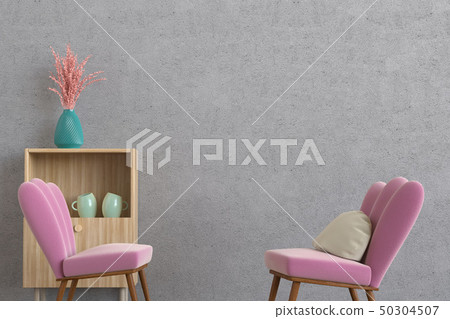 Minimalistic lounge room 3d rendering Minimalistic lounge room 3d rendering 50304507