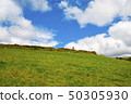 Typical green Irish country side with blue sky and Typical green Irish country side with blue sky and 50305930