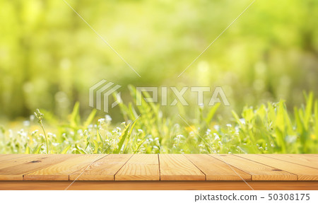 Spring background of natural background, wooden table background Spring background of natural background, wooden table background 50308175