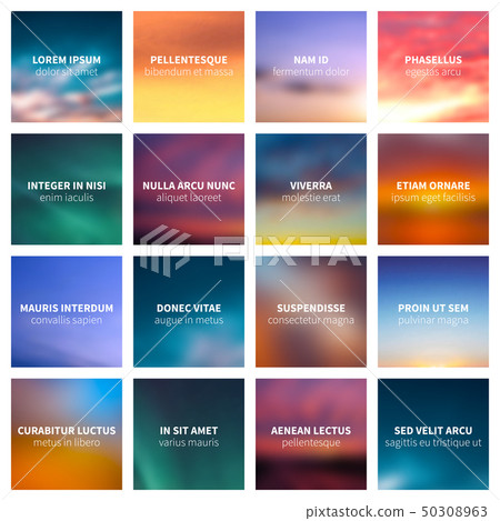 Blurred nature vector abstract backgrounds 50308963