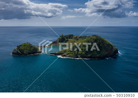 Aerial view of Islet of Vila Franca do Campo, Sao 50310910
