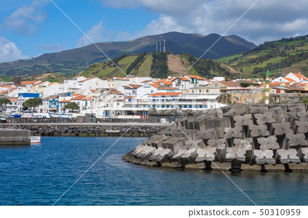 City of Vila Franca do Campo, located on Sao 50310959