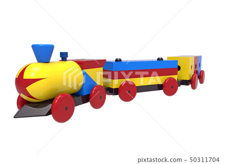 Train, colorful wooden toy 50311704