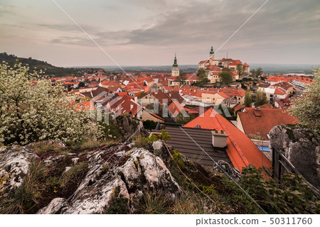 Town of Mikulov with Mikulov Castle 50311760