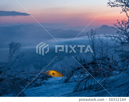 Night view tent climbing Night view tent climbing 50312184