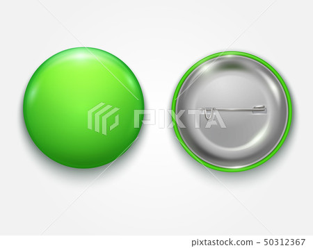 Realistic green Blank badge Realistic green Blank badge 50312367