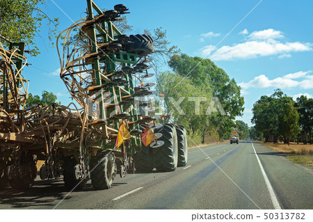 Wide Load On An Australian Highway 50313782