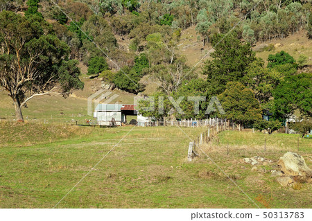 A Country Shed In A Rural Landscape 50313783