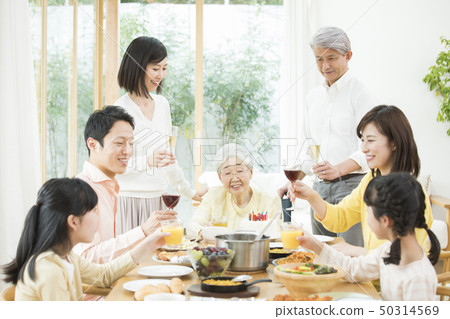 家庭奶奶慶祝 家庭奶奶慶祝 50314569