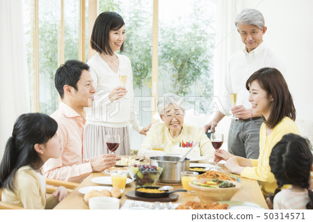 家庭奶奶慶祝 50314571