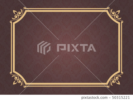 decorative frame in vintage style decorative frame in vintage style 50315221