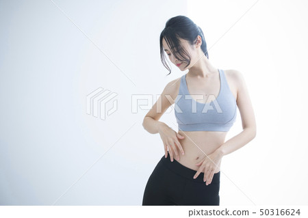 Young woman exercise 50316624