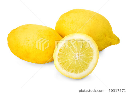 lemon isolated on white background lemon isolated on white background 50317371