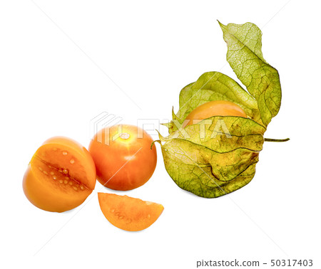 Cape gooseberry (physalis) isolated on white 50317403