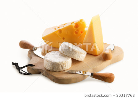 Different types of cheeses - brie, camembert 50317768