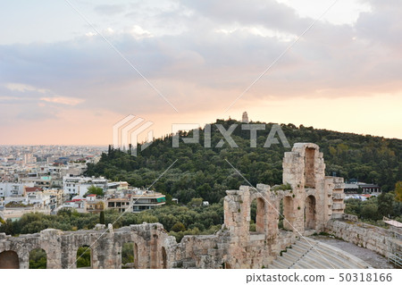 Acropolis Ruins (sunset) Athens Greece Acropolis Ruins (sunset) Athens Greece 50318166
