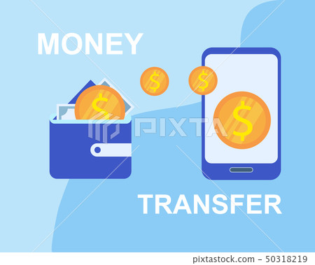 Money Transfer Wallet to Smartphone Application Money Transfer Wallet to Smartphone Application 50318219