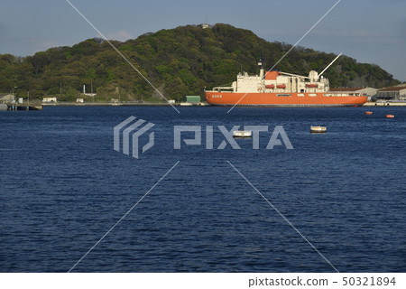 破冰船“Shirase”Yokosuka [2019年春天]第60中隊返回後立即 50321894