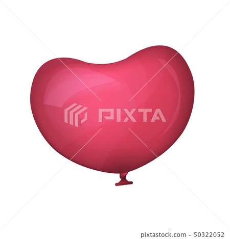 Realistic pink balloon. 50322052