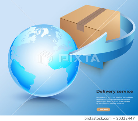 earth, package, box - Stock Illustration [50322447] - PIXTA