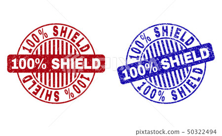 Grunge 100 Percents SHIELD Scratched Round Watermarks Grunge 100 Percents SHIELD Scratched Round Watermarks 50322494