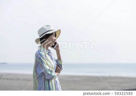 女人肖像配置文件智能 50322583