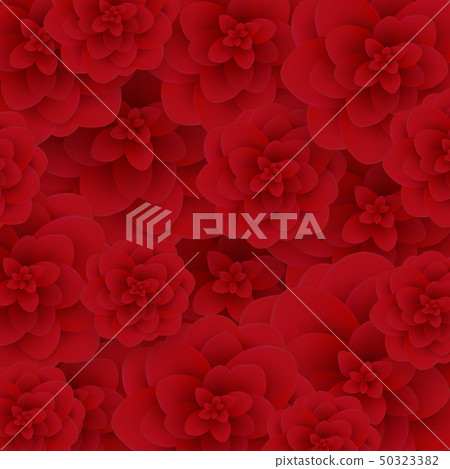 Seamless Wallpaper Pattern Red Roses  50323382