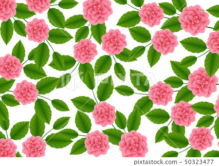 floral pattern with of Blooming pink roses - Stock Illustration ...