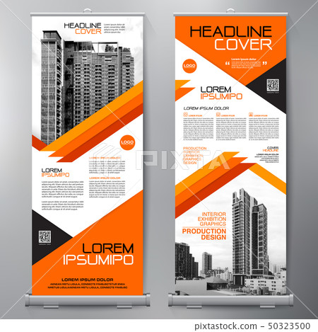 Business Roll Up. Standee Design. Banner Template. 50323500