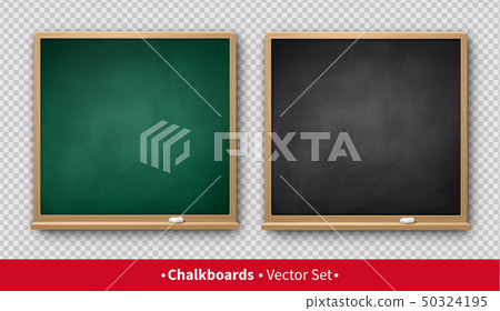Vector illustration of square chalkboard 50324195