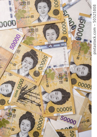 Banknotes, Won, Cash, 50,000 won 50325808