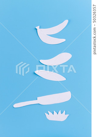 Stack of pancakes on a cast-iron frying pan 50326357