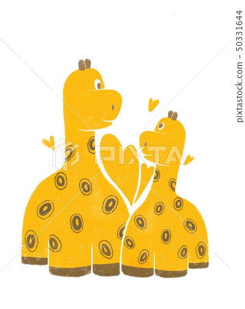 Parent-child giraffe 50331644