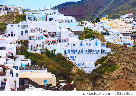 Oia Village in Santorini Island in Greece Oia Village in Santorini Island in Greece 50332463