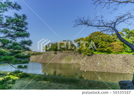 江戶城堡春天的風景在春天 江戶城堡春天的風景在春天 50335587