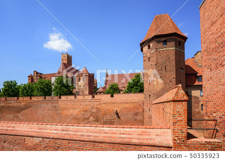 The teutonic Knights castle in Malbork, Poland The teutonic Knights castle in Malbork, Poland 50335923