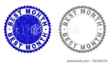 Textured BEST MONTH Scratched Watermarks 50336274