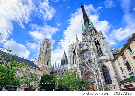 Gothic cathedral of Rouen, Normandy, France 50337289