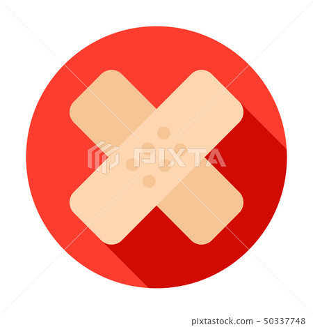 Sticking-plaster Circle Icon 50337748