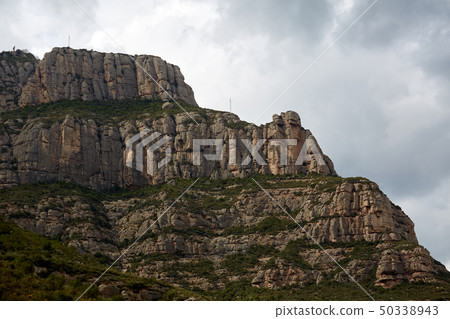 Montserrat is a mountain near Barcelona, in Catalonia. It is the site of a Benedictine abbey, Santa 50338943