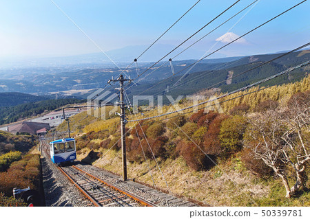 [Shizuoka Prefecture, Izu, Hakone] Mt. Fuji and Cable Cars 50339781