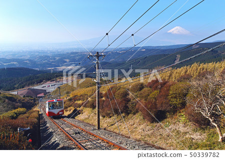 [靜岡縣，伊豆，箱根]富士山和纜車 50339782