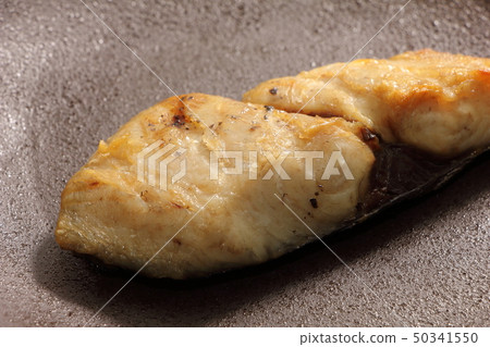 Grilled salt of sawara. 50341550