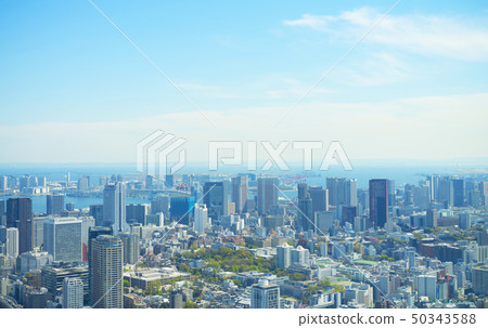 從六本木高輪門戶站台場品川地區看的東京風景2019年海灣地區 從六本木高輪門戶站台場品川地區看的東京風景2019年海灣地區 50343588