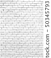 Brick wall white texture background. 50345793